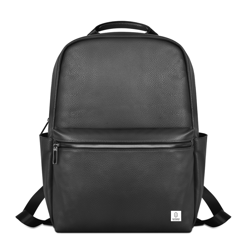 Wiwu Osun Series Metal Logo PU Leather Laptop Backpack - 9