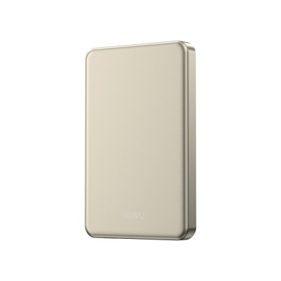 Wiwu P15 LED Işık Göstergeli Ultra İnce PD 20W Kablosuz Powerbank 5000mAh 15W - 1