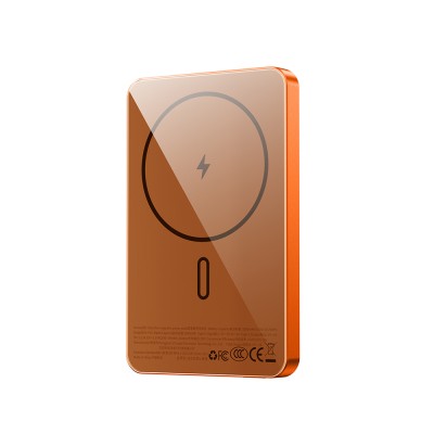 Wiwu P15 LED Işık Göstergeli Ultra İnce PD 20W Kablosuz Powerbank 5000mAh 15W - 12