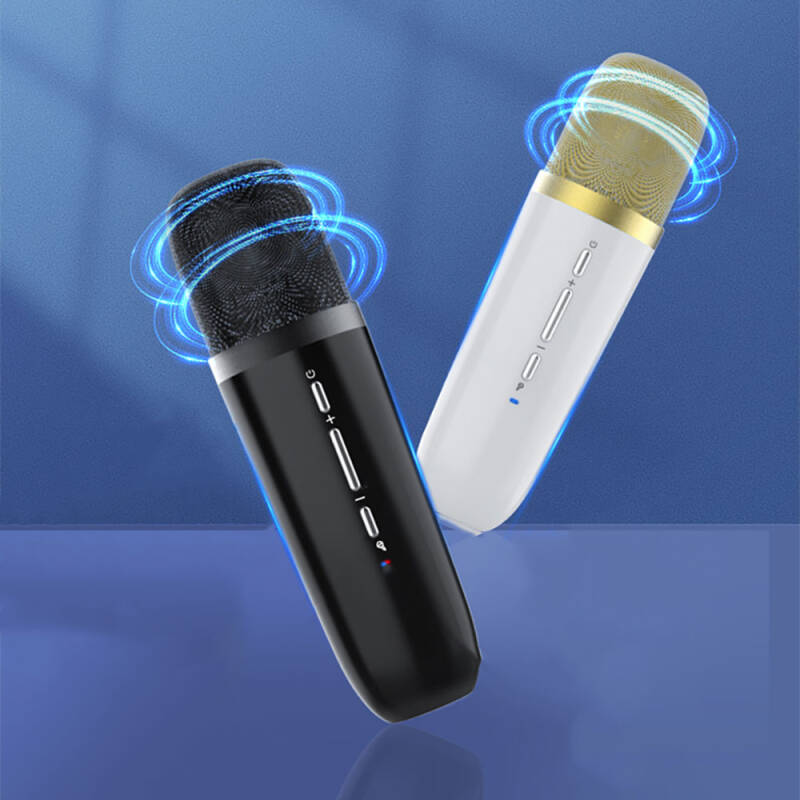 Wiwu P18 Thunder Bluetooth Speaker Hoparlör ve Karaoke Bluetooth Çift Mikrofon - 10