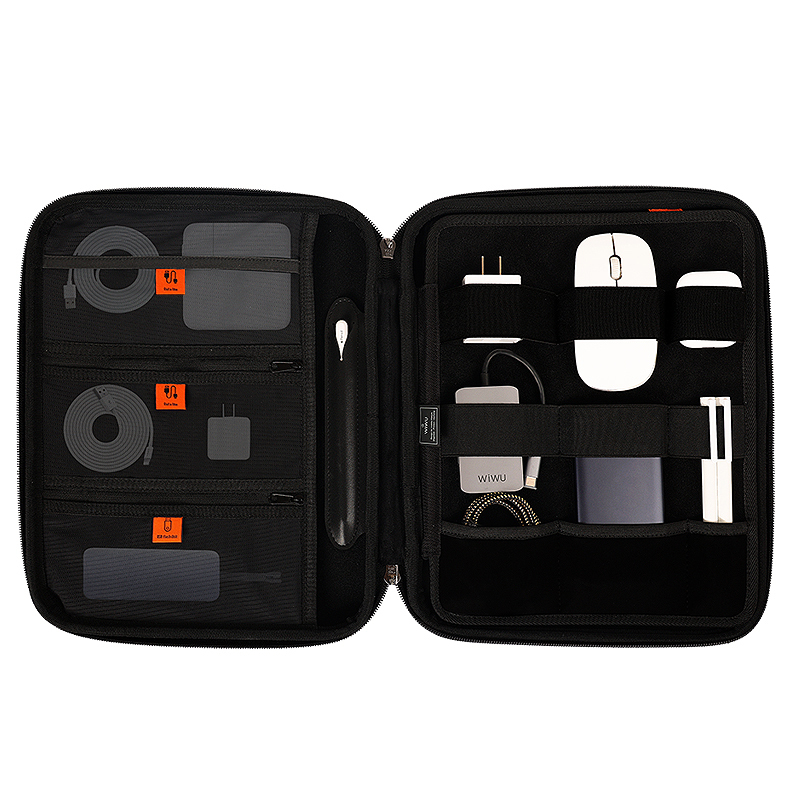 Wiwu Parallel Hardshell Serisi Darbe Emici Su Geçirmez 900D Polyester Kumaş 11 inç Laptop Çantası - 5