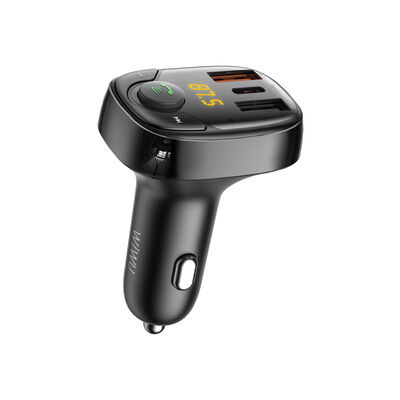 Wiwu PC600 36W Quick Charge Supported Digital Display Bluetooth FM Transmitter - 2
