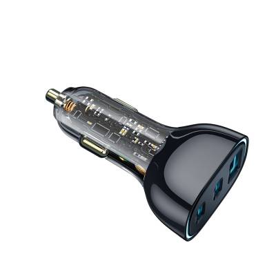 Wiwu PC700 Zhitou Series 80W PD QC 3.0 Ultra Fast Charge Car Charger with Transparent Appearance - 6