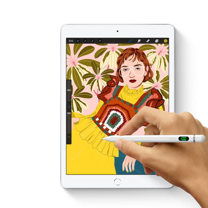 Wiwu Pencil L Pro Dijital Led Göstergeli Dokunmatik Kalem Palm-Rejection Eğim Özellikli Çizim Kalemi - 3