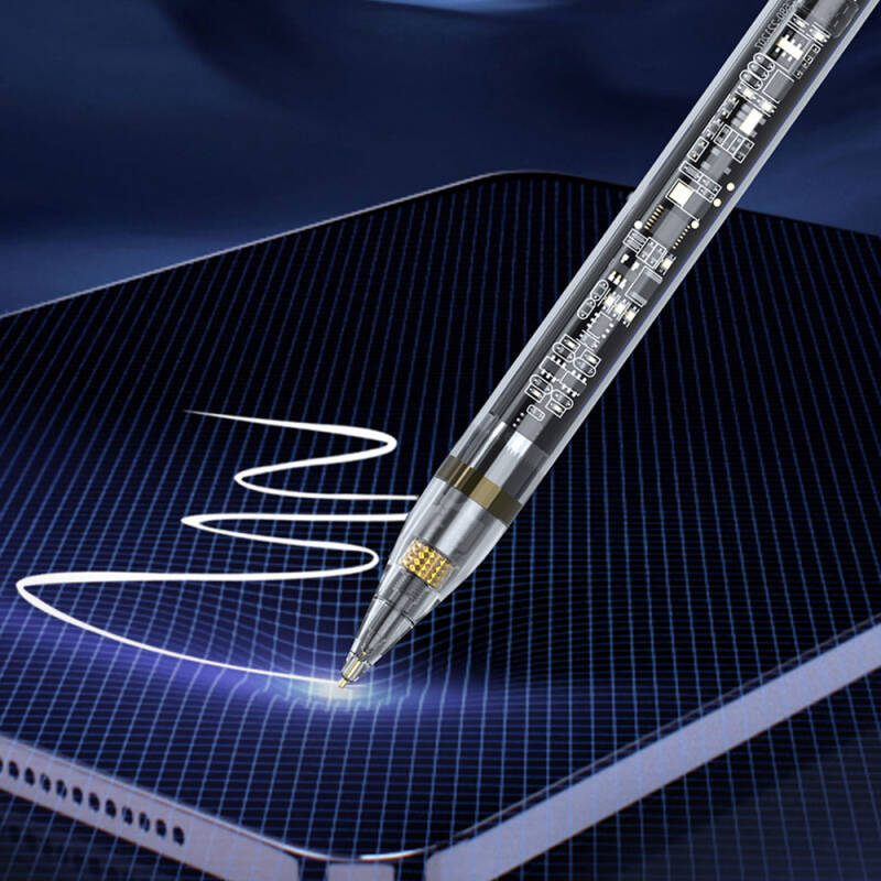 Wiwu Pencil W Pro Dijital Led Göstergeli Palm-Rejection Şeffaf Görünüm Tasarımlı Dokunmatik Çizim Kalemi - 5