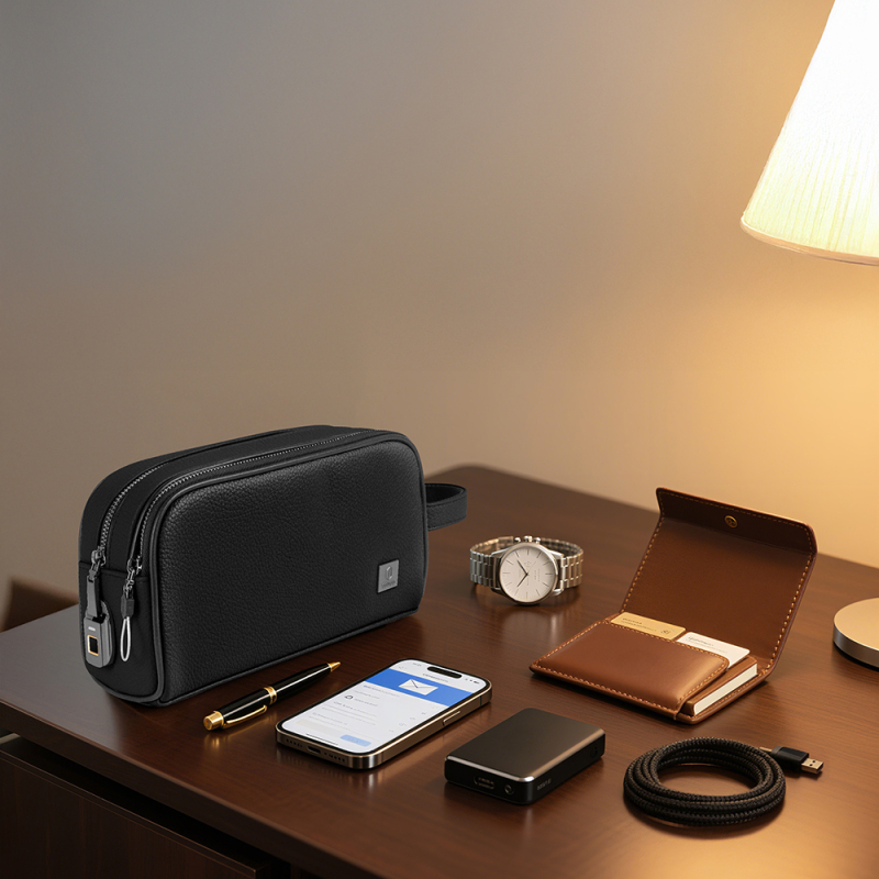 Wiwu Phantom Pro Series Fingerprint Lock Multifunctional Portable Mobile Accessory Bag - 7