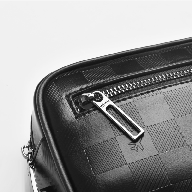 Wiwu Phantom Series Numeric Lock Side Zippered Portable Mobile Accessory Bag - 5