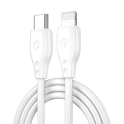 Wiwu Pioneer WI-C002 Ultra Flexible 30W Fast Charging Type-C to Lightning PD Cable 1M - 1