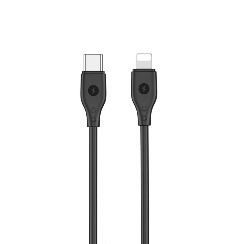 Wiwu Pioneer WI-C002 Ultra Flexible 30W Fast Charging Type-C to Lightning PD Cable 1M - 10