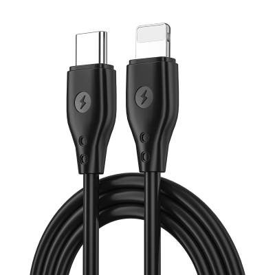 Wiwu Pioneer WI-C002 Ultra Flexible 30W Fast Charging Type-C to Lightning PD Cable 1M - 3