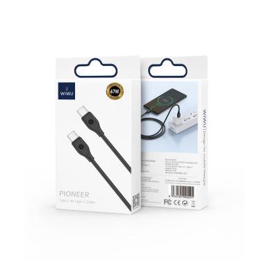 Wiwu Pioneer WI-C002 Ultra Flexible 67W Fast Charging Type-C To Type-C PD Cable 1M - 14