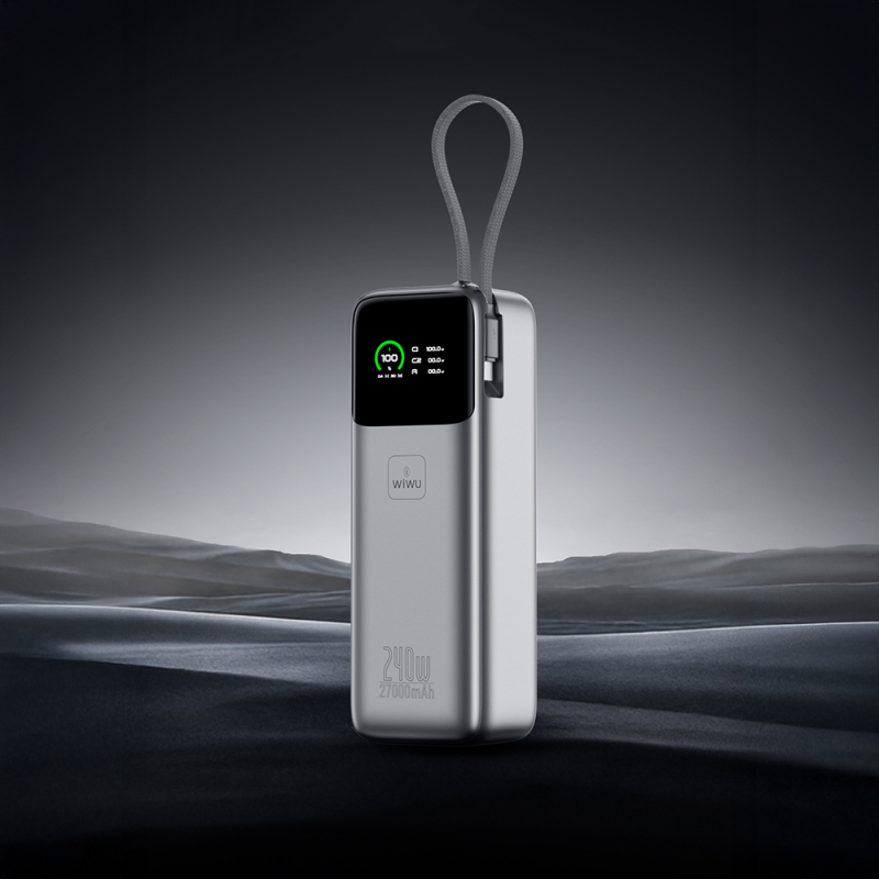 Wiwu PM-201 Power Mega Series Portable Powerbank with Type-C Output PD 240W 27000mAh - 3