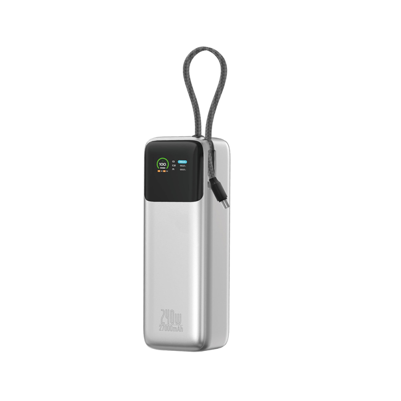 Wiwu PM-201 Power Mega Serisi Type-C Çıkışlı Taşınabilir Powerbank PD 240W 27000mAh - 1