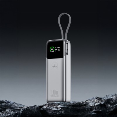 Wiwu PM-301 Power Mega Serisi Type-C Çıkışlı Taşınabilir Powerbank PD 130W 20000mAh - 4