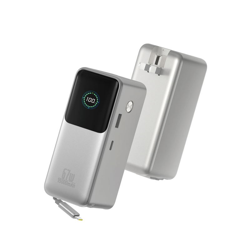 Wiwu PM-501 Power Mega Serisi Type-C Çıkışlı Taşınabilir Powerbank PD 67W 15000mAh - 1