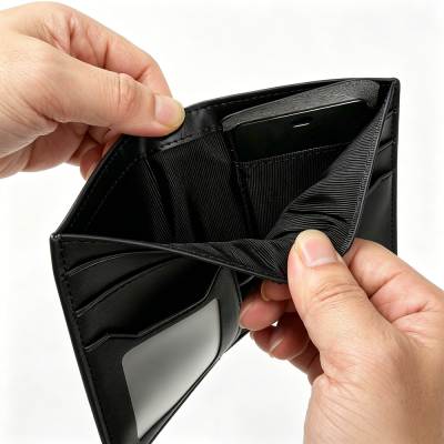 Wiwu Royal Wallet is a PU leather wallet with RFID functionality for Android and iOS devices. - 4
