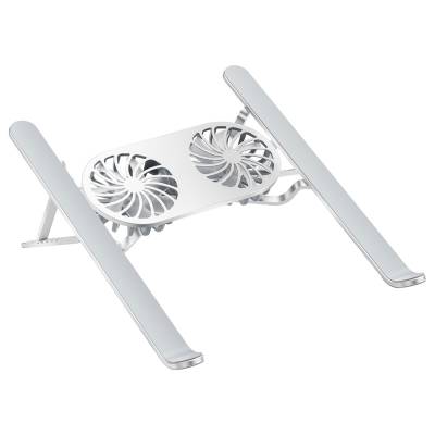 Wiwu S400 Pro Çift Fanlı Işıklı Katlanabilir Ayarlanabilir Laptop Standı 5W 3000RPM - 4