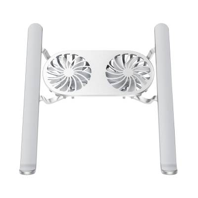 Wiwu S400 Pro Çift Fanlı Işıklı Katlanabilir Ayarlanabilir Laptop Standı 5W 3000RPM - 5