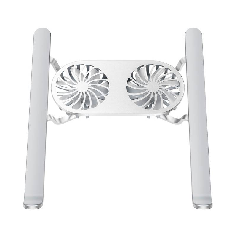 Wiwu S400 Pro Çift Fanlı Işıklı Katlanabilir Ayarlanabilir Laptop Standı 5W 3000RPM - 5