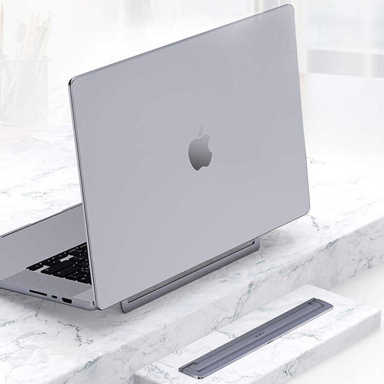 Wiwu S900 Yıkanabilir Yapıştırıcılı Mini Laptop Standı 2 Farklı Yükseklik  Ayarı 11-17 inc Uyumlu Laptop & Notebook & Mac