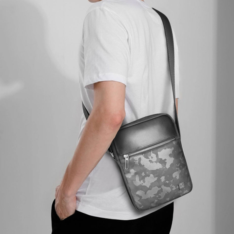Wiwu Salem Series Sling Waterproof Polyester Fabric Crossbody Bag - 11