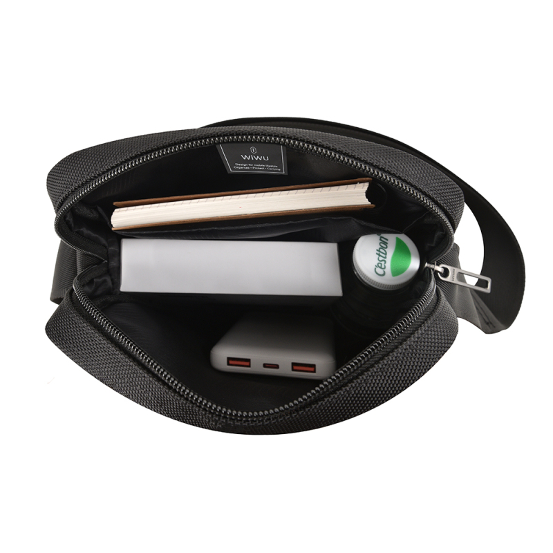Wiwu Salem Series Sling Waterproof Polyester Fabric Crossbody Bag - 6