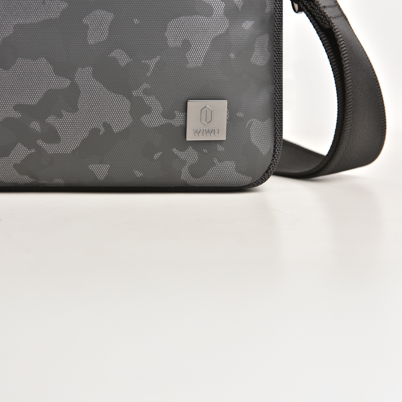 Wiwu Salem Series Sling Waterproof Polyester Fabric Crossbody Bag - 8