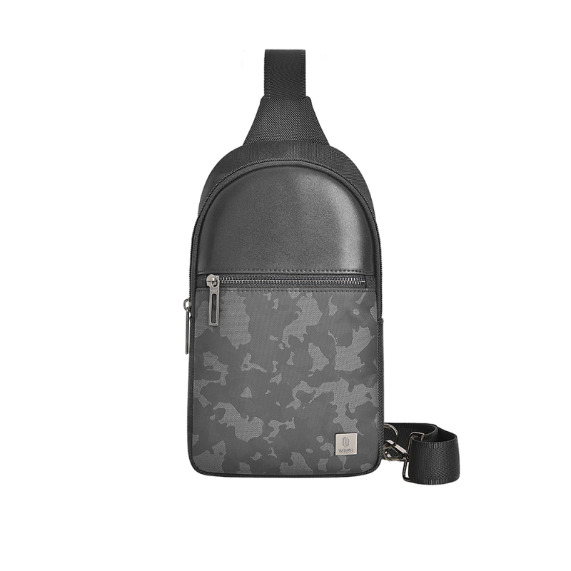 Wiwu Salem Serisi Crossbody Su Geçirmez Polyester Kumaş Omuz Askılı Çapraz Vücut Çantası - 3