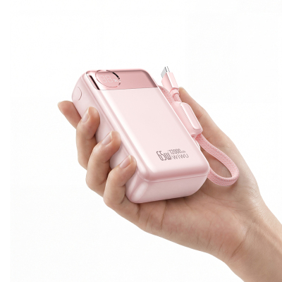 Wiwu T132 Power Plus Series Type-C Wired PD Powerbank 65W 12000mAh - 4