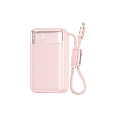 Wiwu T132 Power Plus Serisi Type-C Kablolu PD Powerbank 65W 12000mAh - 5