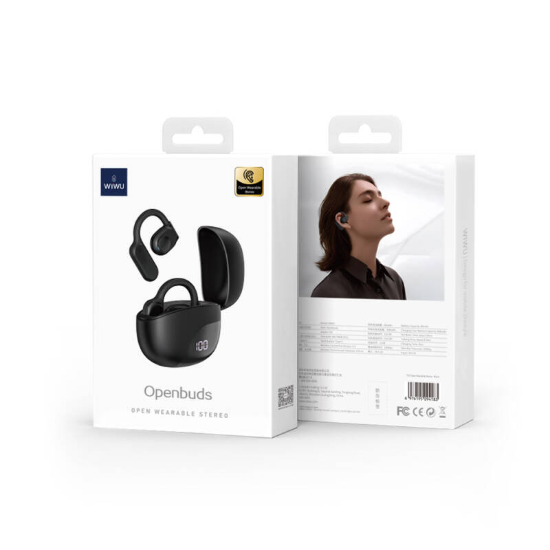 Wiwu T20 Openbuds TWS Kulak İçi Bluetooth v5.3 Kulaklık - 14