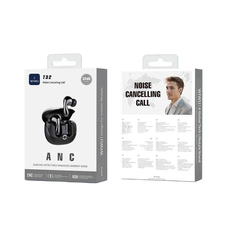 Wiwu T32 Plus ANC/ENC Teknolojili Kulak İçi Bluetooth Kulaklık v5.4 - 9