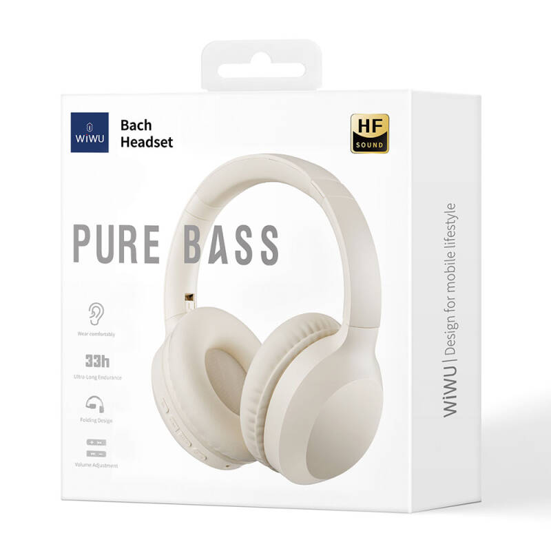 Wiwu TD-01 Bach Series Foldable On-Ear Bluetooth Headphones - 5