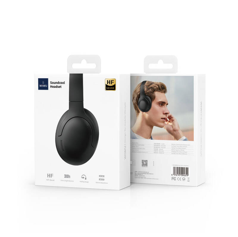 Wiwu TD-02 Sound Cool Foldable On-Ear Bluetooth Headset - 13