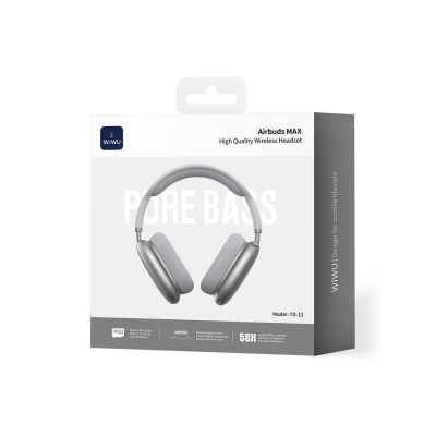 Wiwu TD-13 Airbuds Max Pure Bass Özellikli Kulak Üstü Bluetooth Kulaklık v6.0 - 14