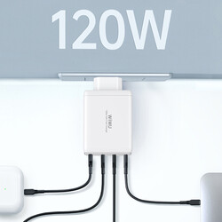 Wiwu TR257-AEU Mini GaN Tech 120W Power Adaptör - 7