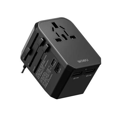 Wiwu UA-304 Multi Universal TR/US/UK/AUS/EU Compatible Charging Adapter 45W - 1