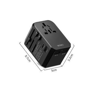 Wiwu UA-304 Multi Universal TR/US/UK/AUS/EU Compatible Charging Adapter 45W - 3