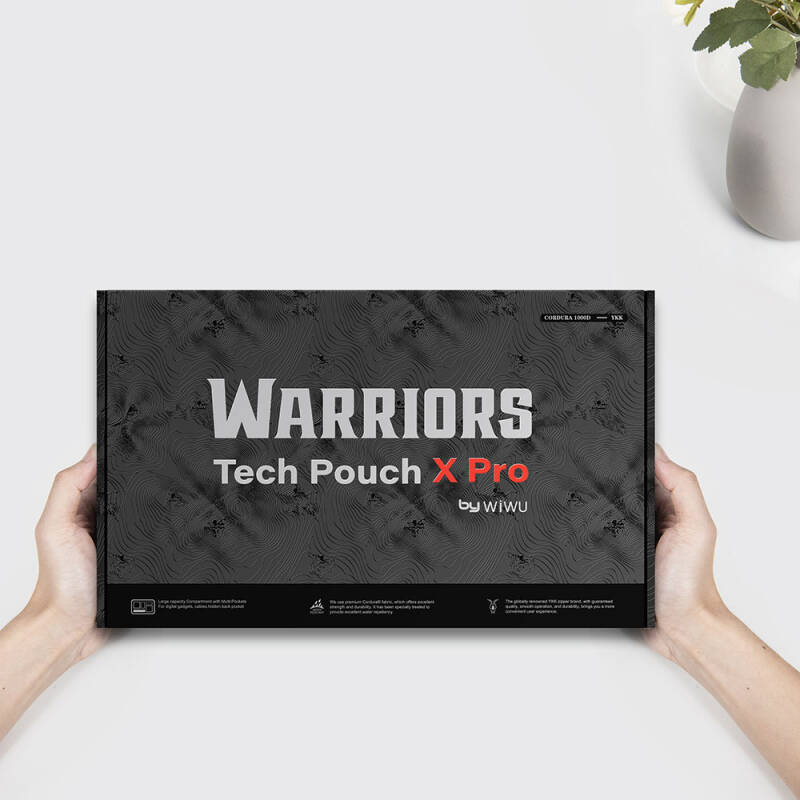 Wiwu Warriors Tech Pouch X Pro Dupont Cordura 1000D Naylon Kumaş Macbook Aksesuar Çantası - 9