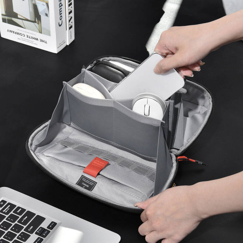 Wiwu Warriors Tech Pouch X Pro Dupont Cordura 1000D Naylon Kumaş Macbook Aksesuar Çantası - 12