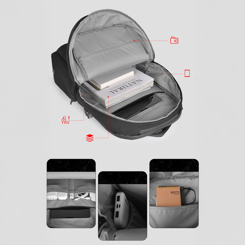 Wiwu Warriors X Pro Cordura 1200D Waterproof Backpack - 11