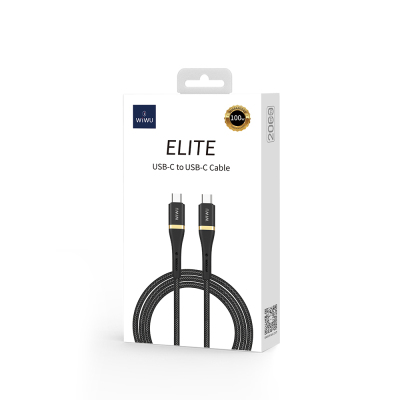 Wiwu Wi-C010 Elite Series Type-C to Type-C Fast Charging Data and Charging Cable 100W 2m - 3