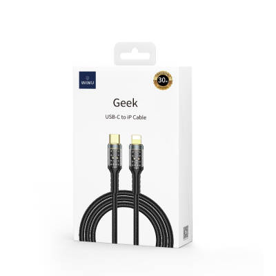 Wiwu Wi-C016 Geek Series Type-C to Lightning PD Data Cable 30W 1.2 Meters - 6