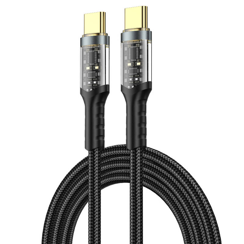 Wiwu Wi-C016 Geek Series Type-C to Type-C PD Data Cable 100W 1.2 Meters - 1