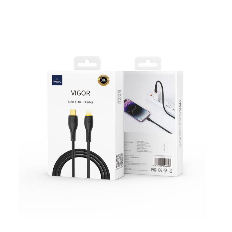 Wiwu Wi-C018 Vigor Series Type-C to Lightning PD Data Cable 30W 1.2 meters - 8
