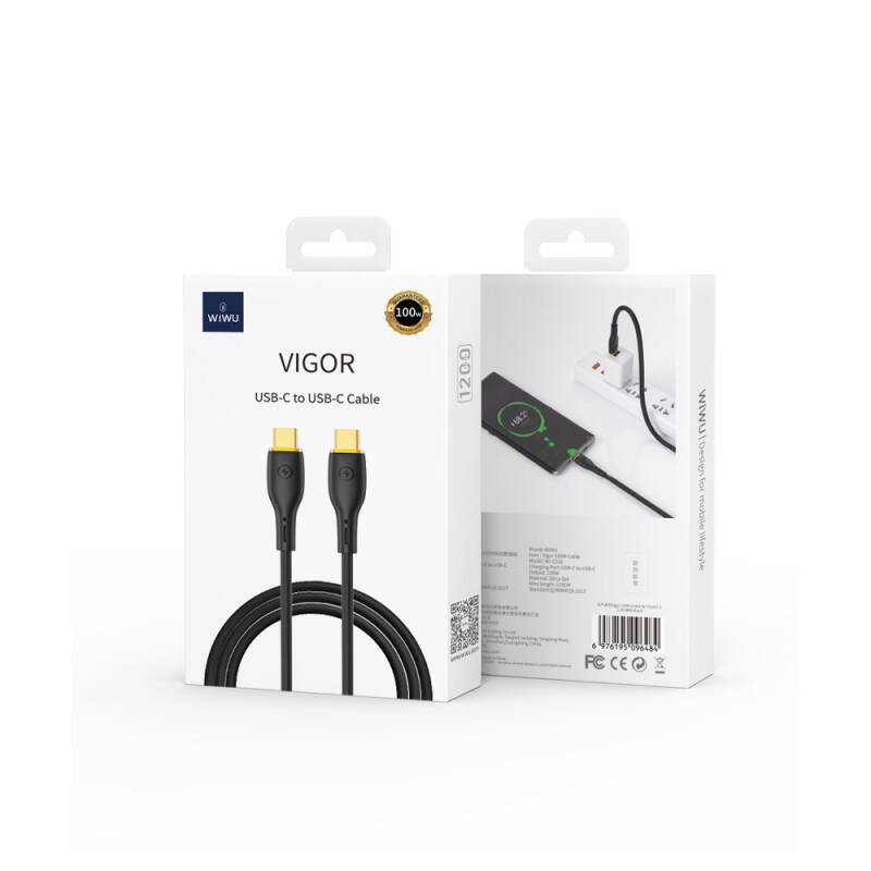 Wiwu Wi-C018 Vigor Series Type-C to Type-C PD Data Cable 100W 1.2 meters - 8