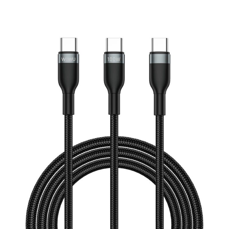 Wiwu Wi-C029 Concise Series 2in1 Type-C PD Data and Charging Cable 100W 1.2M - 1