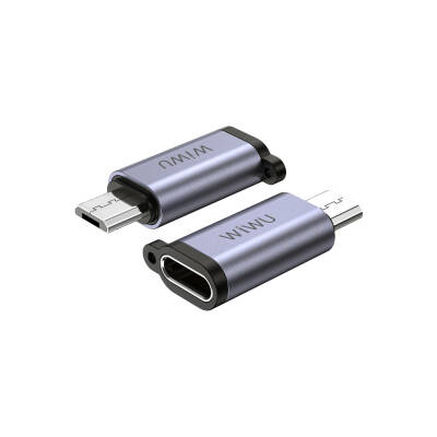 Wiwu Wi-C031 Concise Serisi 3in1 Type-C to USB-A/Micro Usb/Lightning Adaptör Paketi - 4