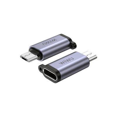 Wiwu Wi-C031 Concise Serisi 3in1 Type-C to USB-A/Type-C/Lightning Adaptör Paketi - 4