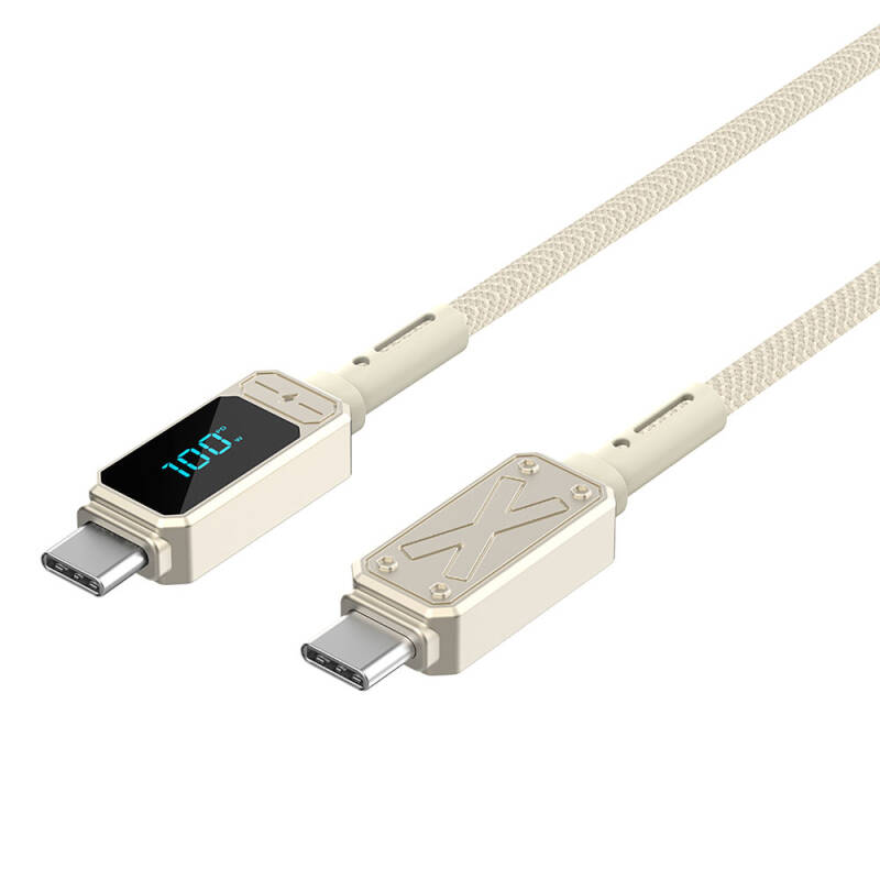 Wiwu Wi-C038 Titan Series Type-C to Type-C PD 100W LED Digital Display Charging and Data Cable 1.2M - 5